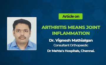 Arthritis Means Joint Inflammation