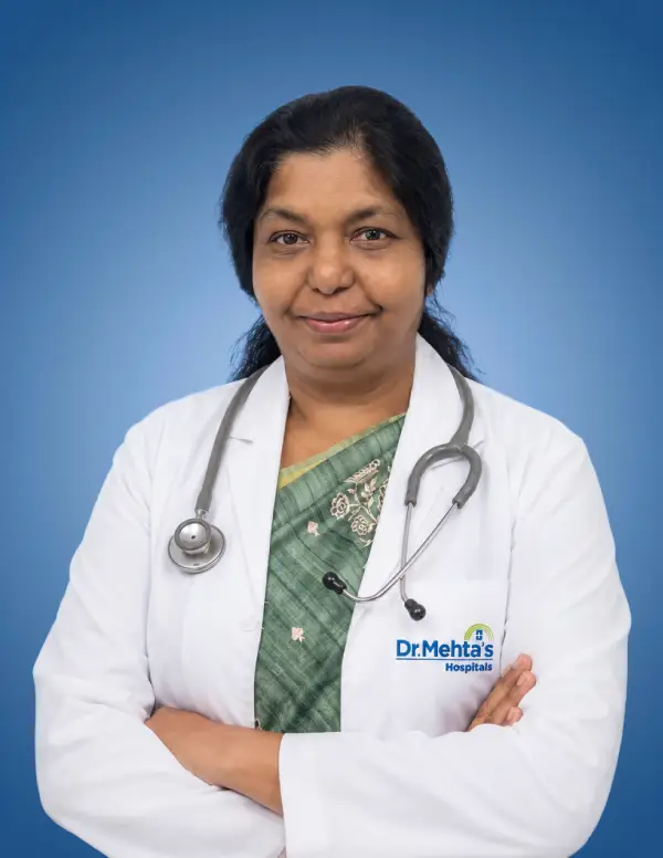 Dr. Vintha Padmini Mary | OBGY | Dr.Mehta's Multispecialty Hospitals, Chennai
