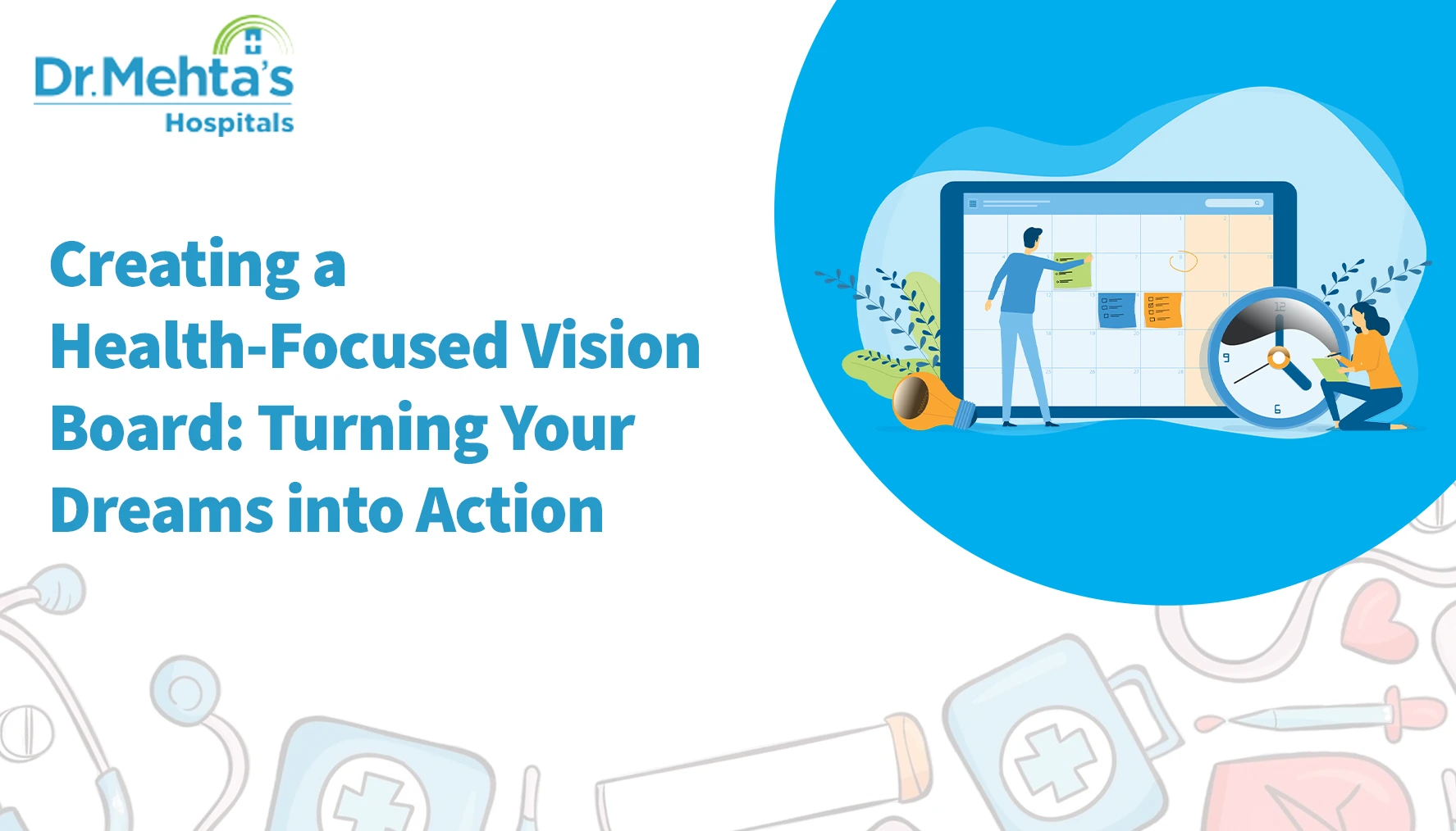 Health focused vision board