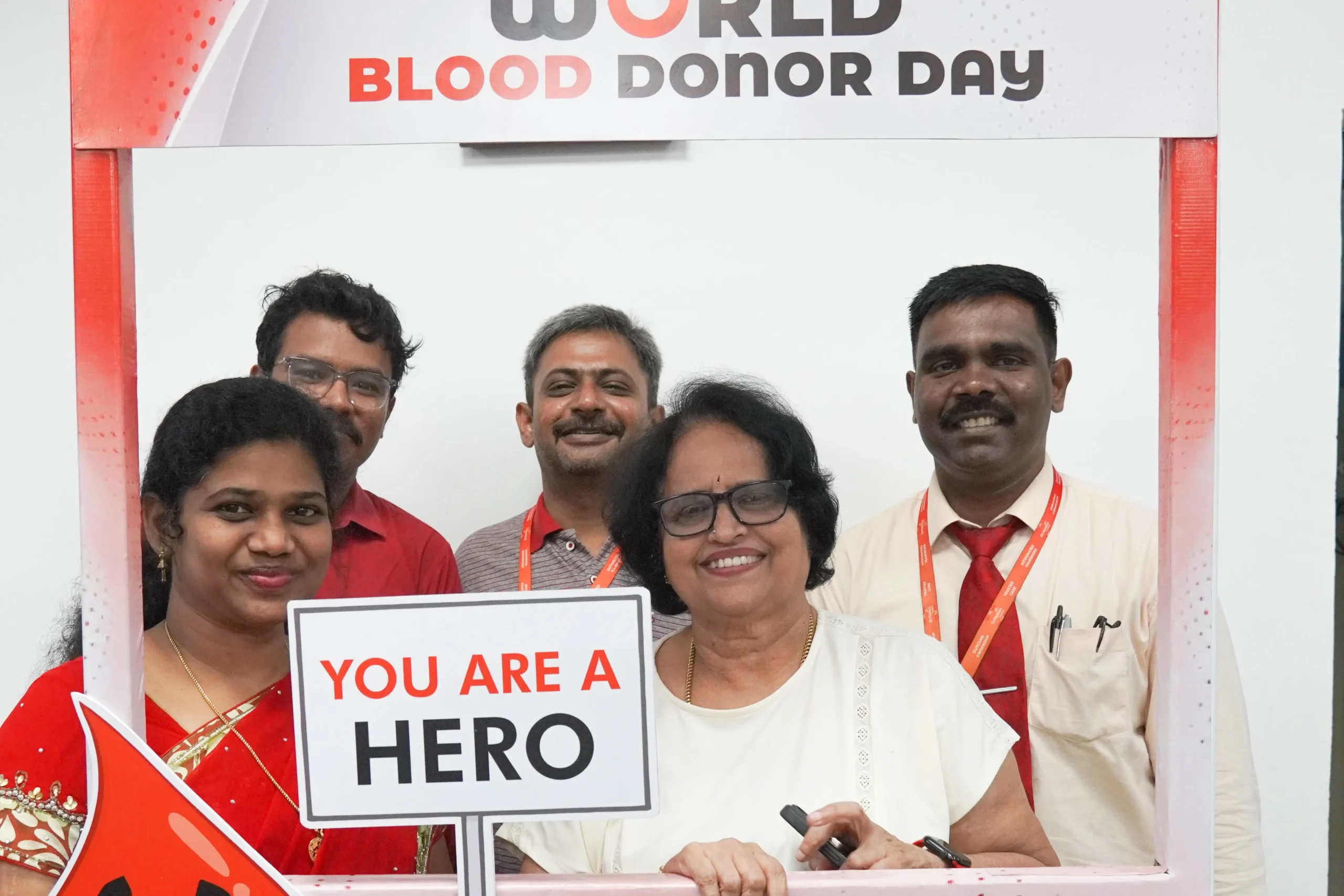 World Blood donor Certification Selfie booth