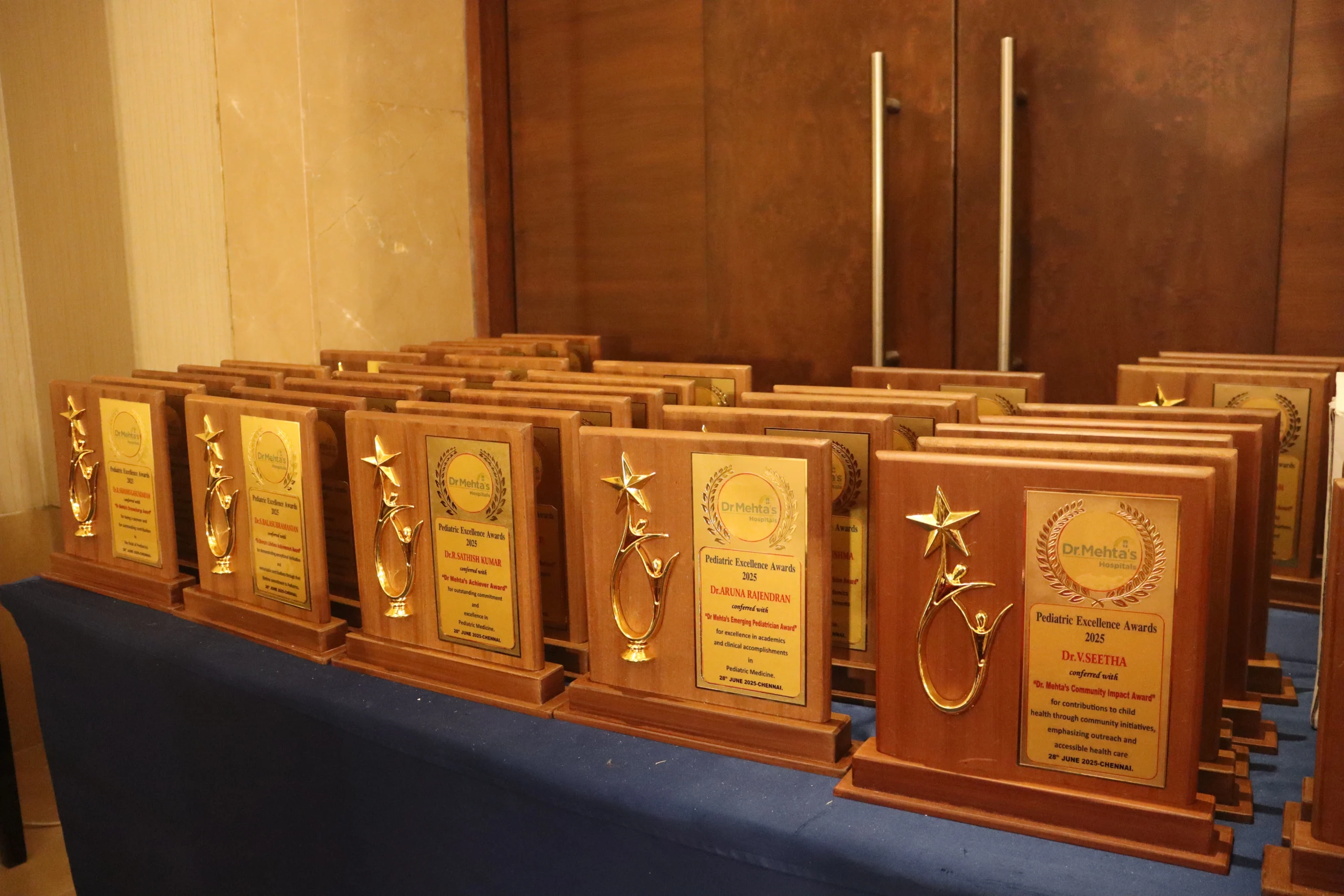 Awards photos of Pediatric awards 2025