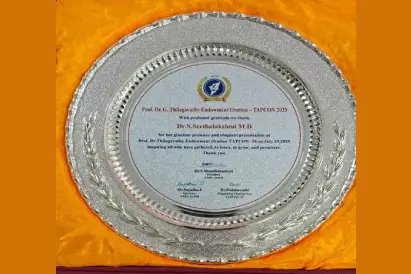 Prof. G. Thilagavathy Oration by Dr. Seetha Lakshmi
