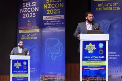 Dr. Nabeel Nazeer at the 1st Global Summit of Surgeons & Gynaecologists organized by the International College of Laparoscopic Surgeons