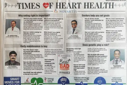 Dr. Prabhakar Featured in Times of India – Heart Health