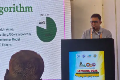 Dr. Vinayak Rengan Delivered a Talk on AI and Deep Learning in Surgery at IAPSCON 2025
