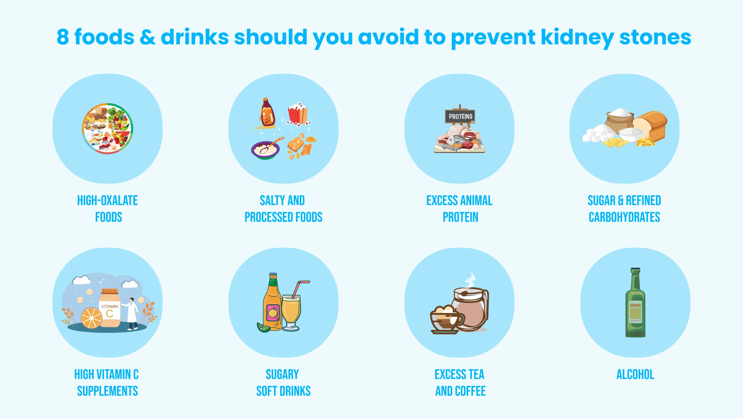 foods and drinks should you avoid to prevent kidney stones