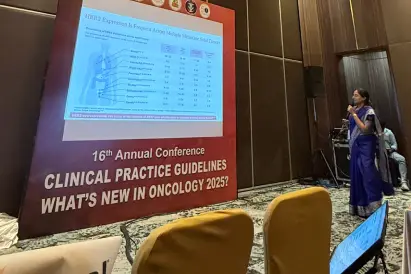 Dr. Impana Delivered a Talk on HER2 Testing at Oncopathology Tumor Board Meeting