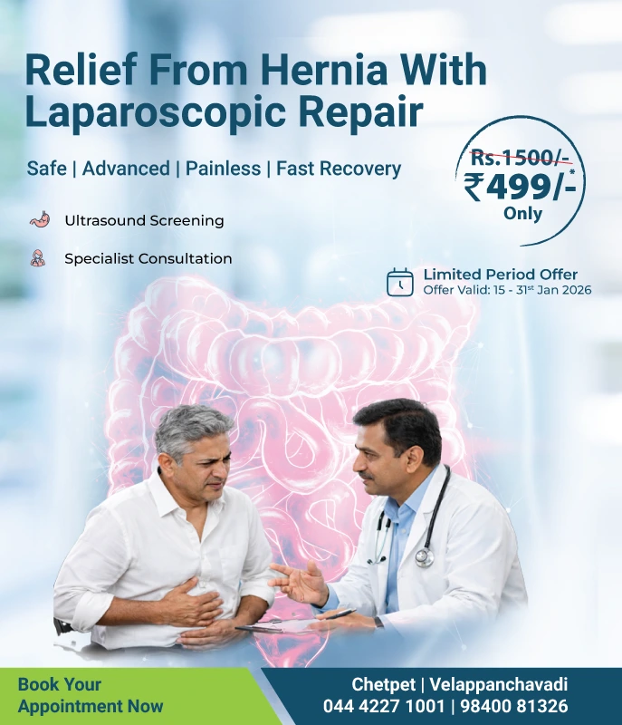 Hernia Home banner mobile