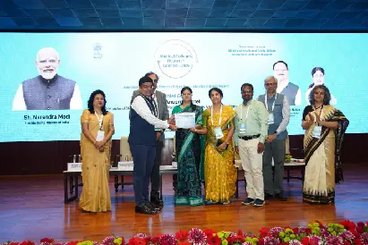 Dr. Mangalabarathi Receives National Best Publication Award