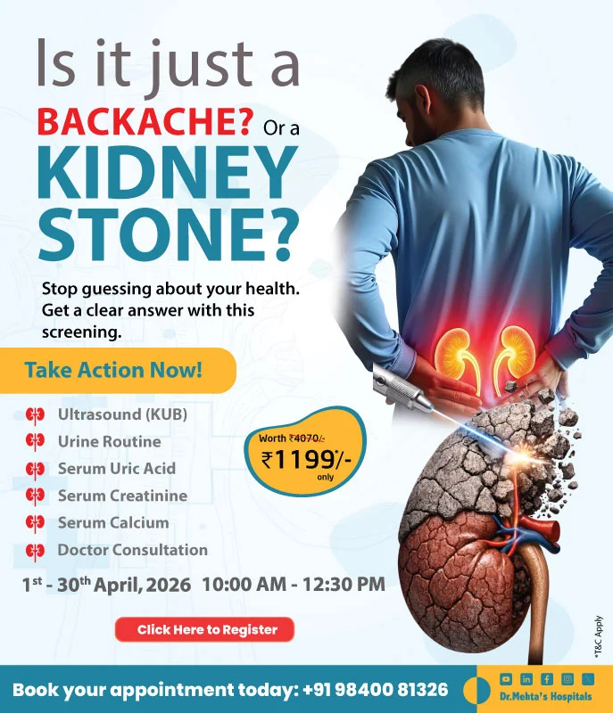 Kidney Stone Campaign Banner for April 2026
