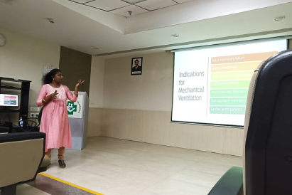 Ms. Baby Lakshmi Served as Resource Faculty for Critical Care Nursing Workshop