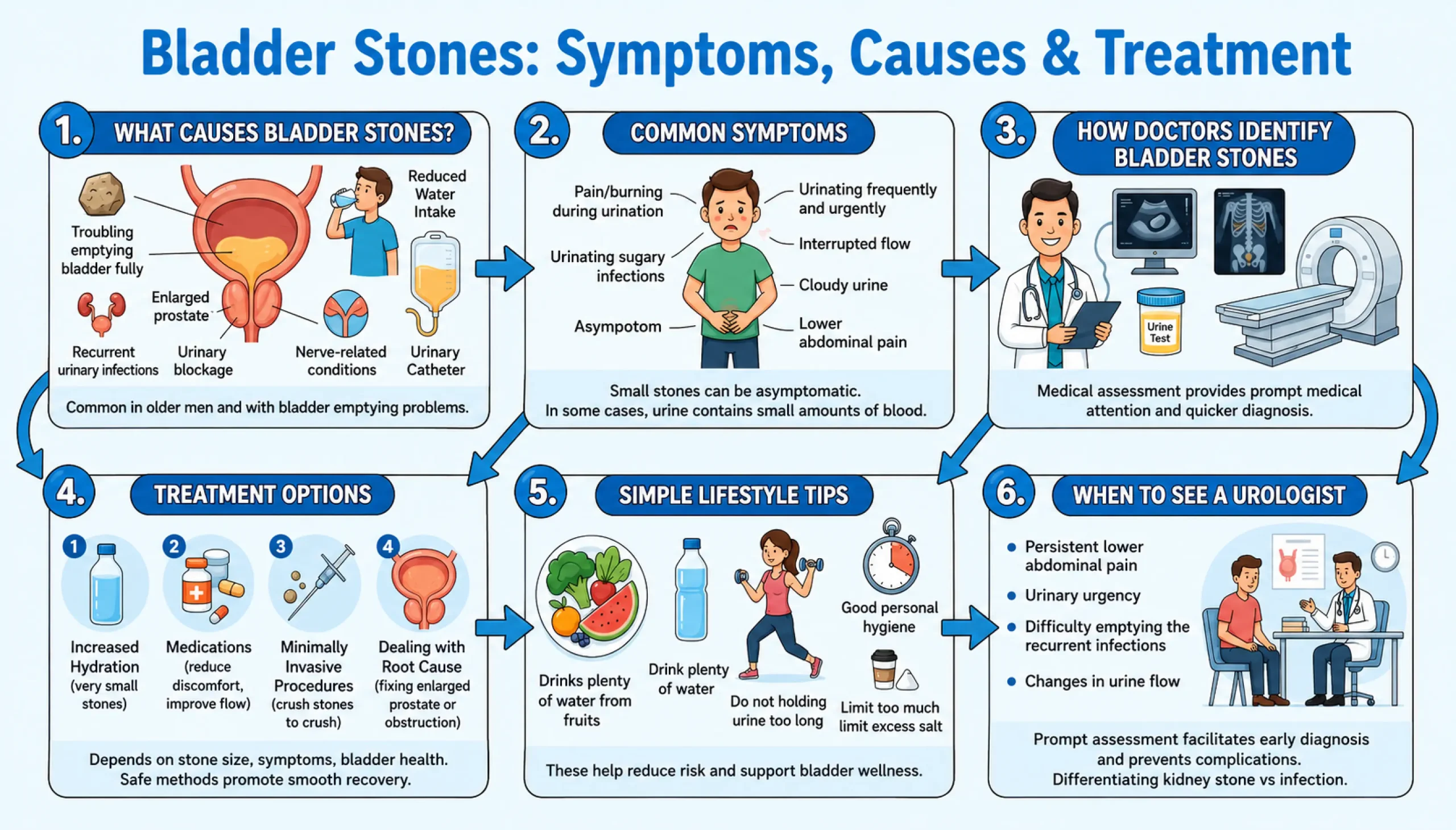 Bladder Stones Symptoms, causes & treatment