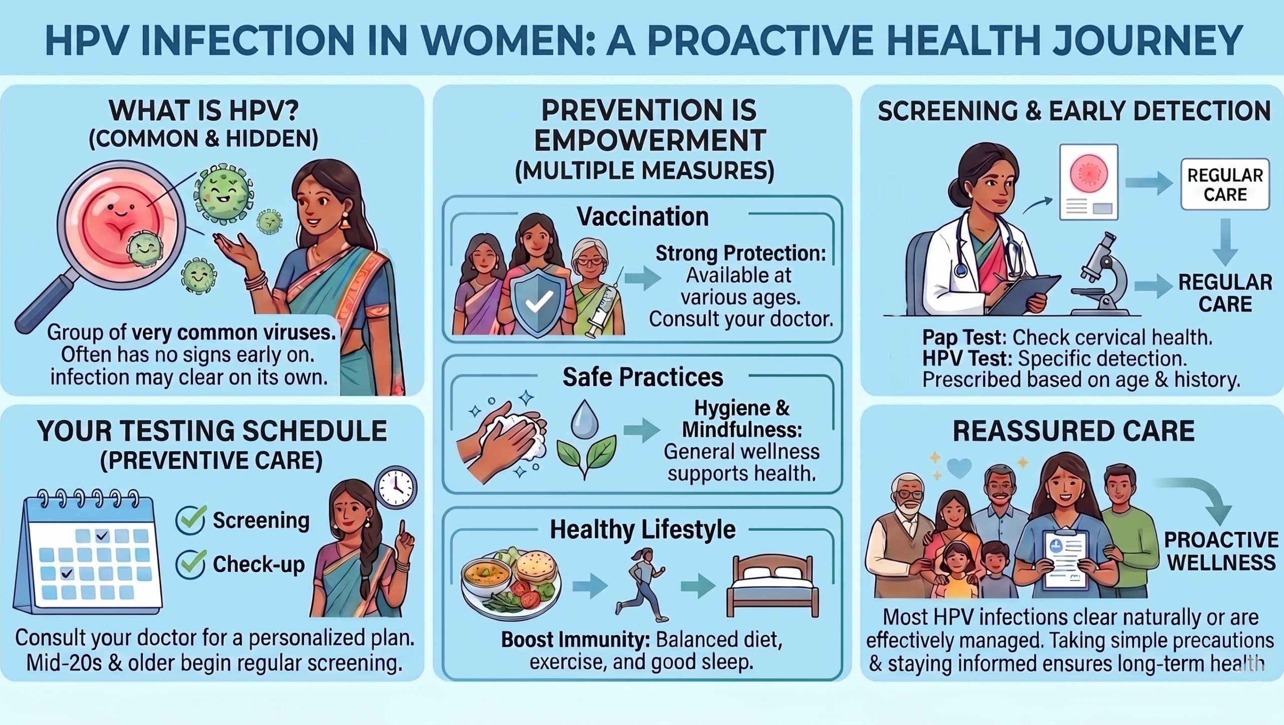 HPV infection in women - a proactive health journey