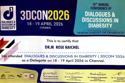 Dr. Rose Raichel M Participated in 3DCON 2026