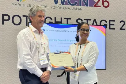 Department of Nephrology Presentation at World Congress of Nephrology