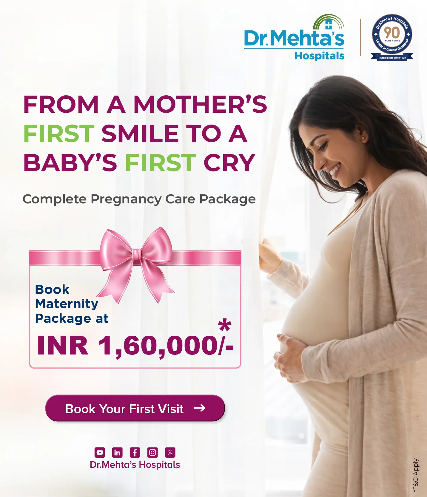Antenatal Package Banner mobile view