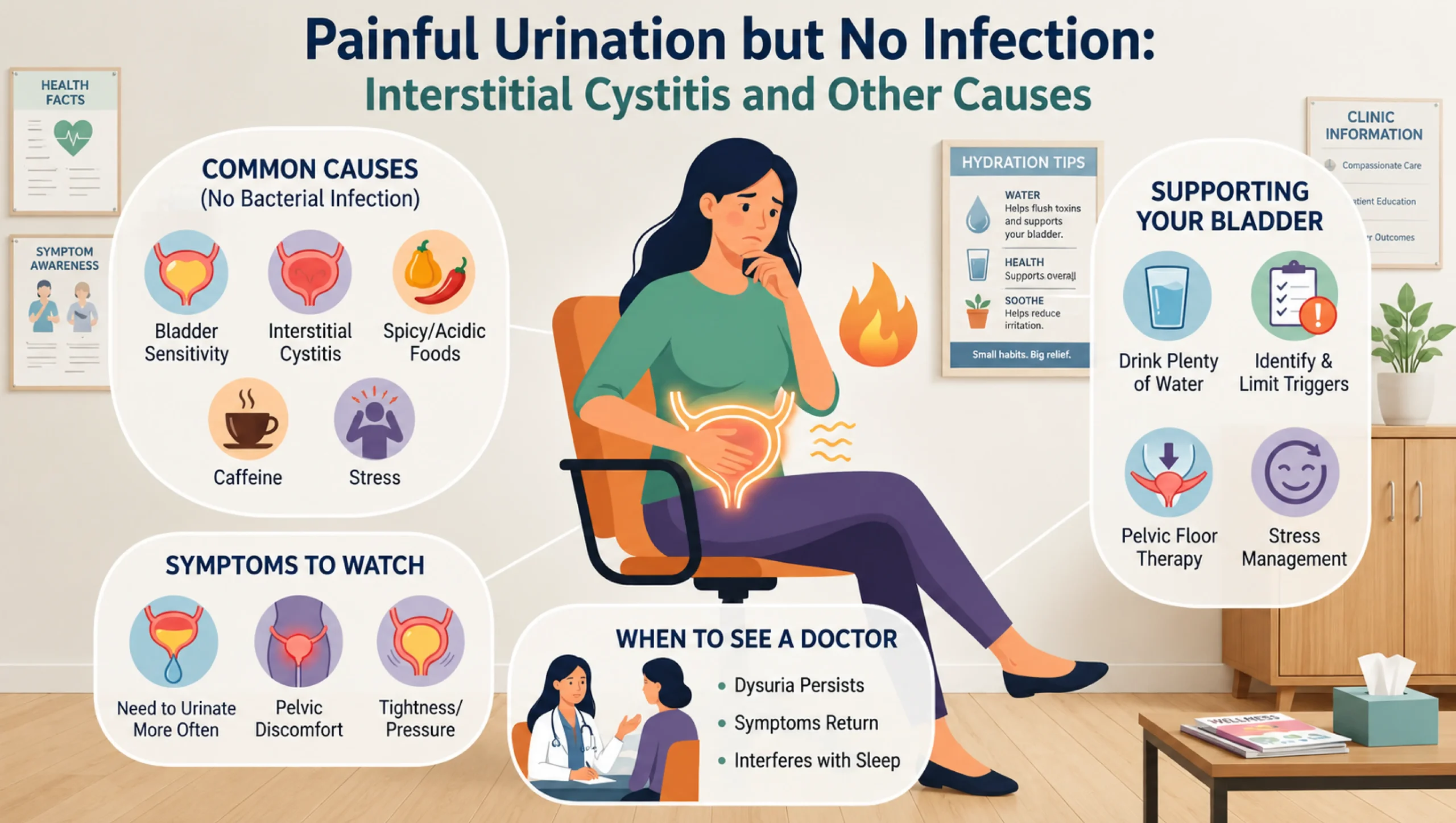 Painful Urination but No Infection Interstitial Cystitis and Other Causes