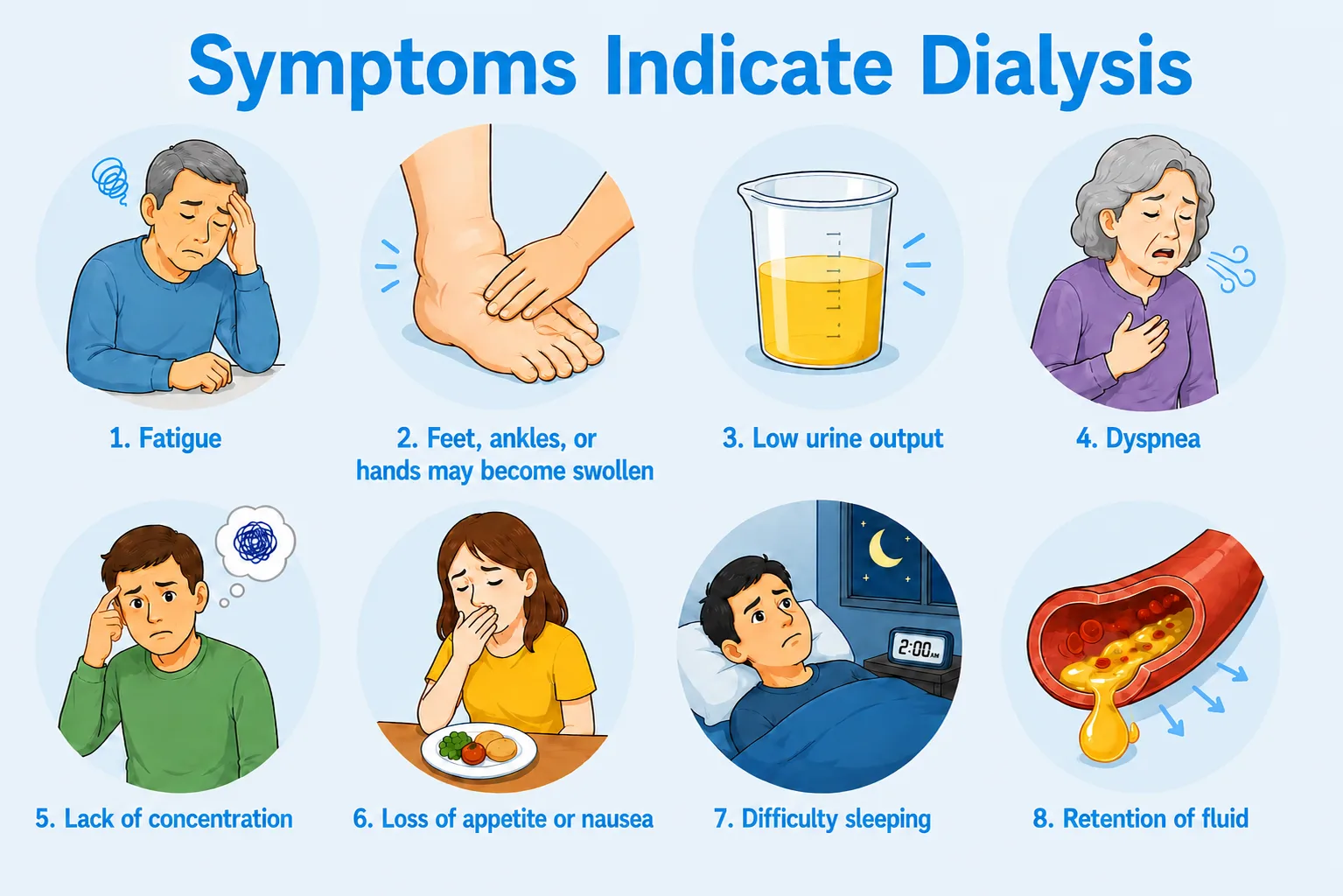 Symptoms Indicate Dialysis