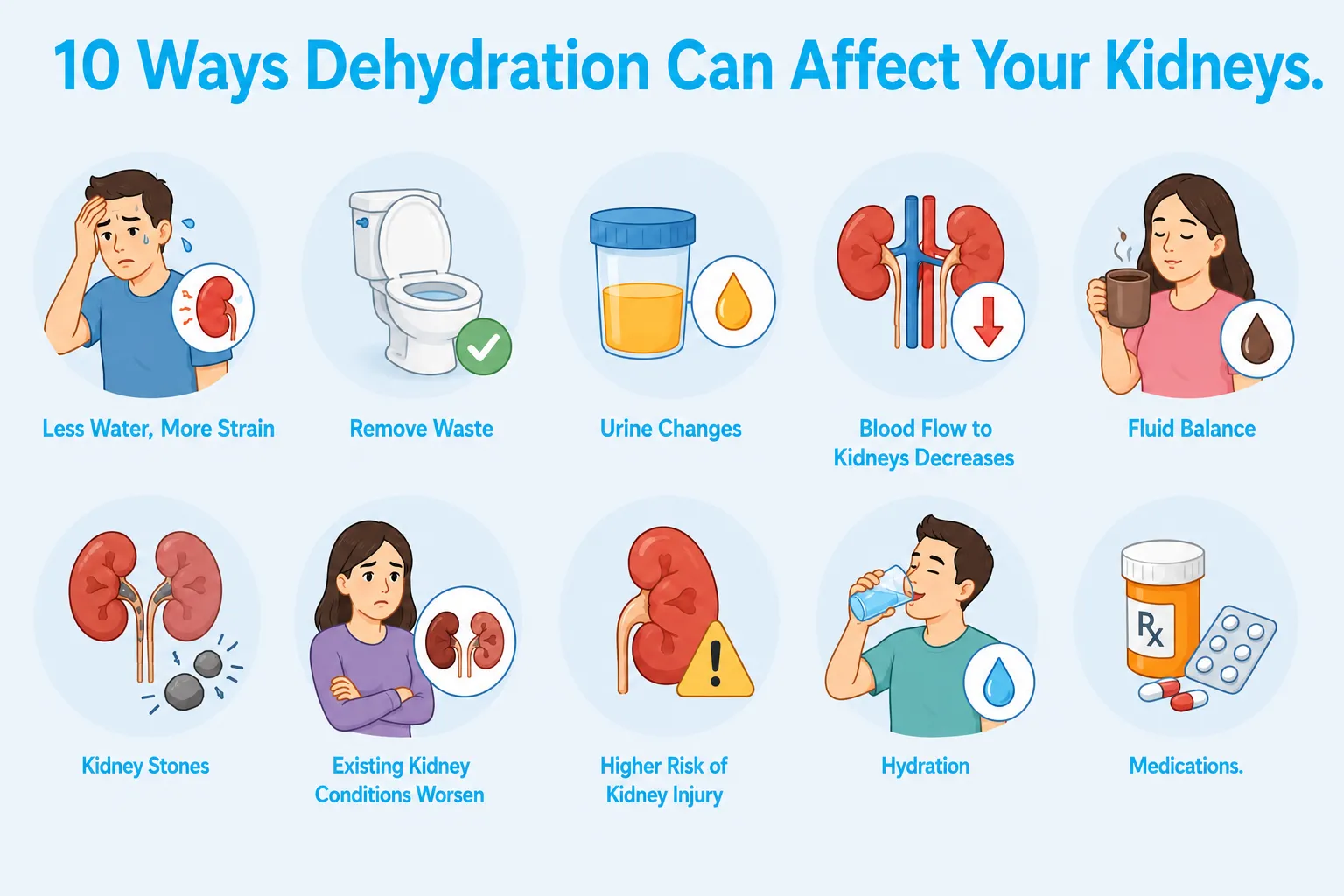 10 Ways Dehydration Can Affect Your Kidneys