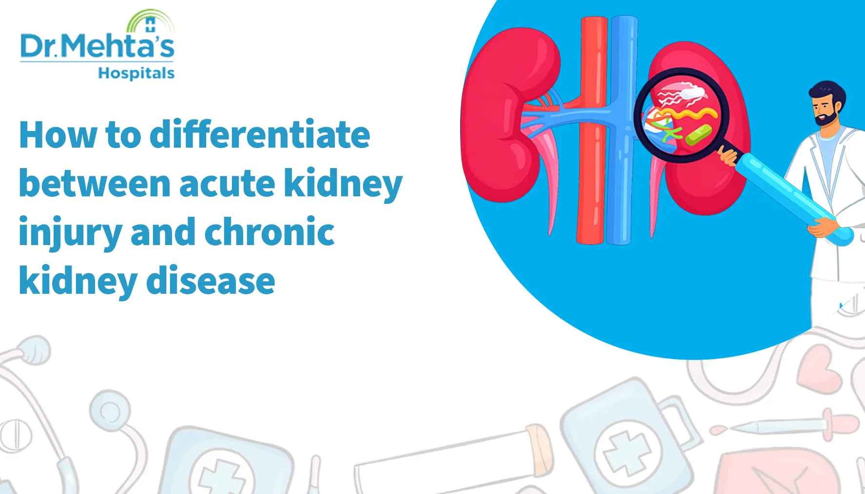 How to differentiate between acute kidney injury and chronic kidney disease