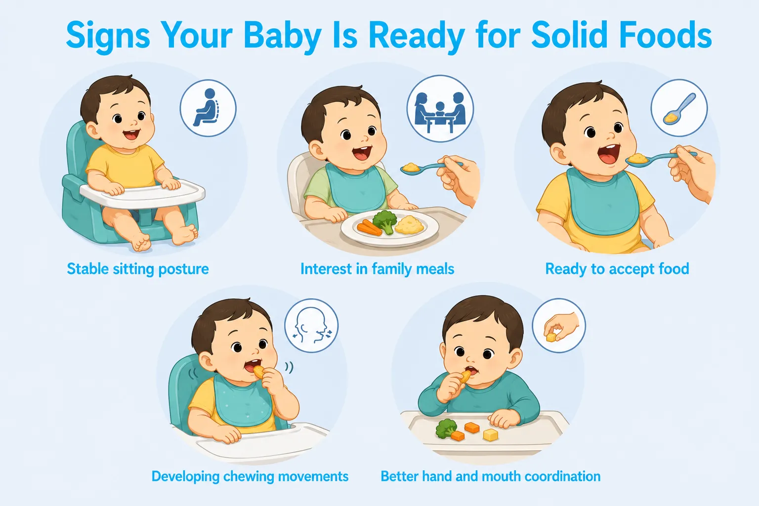 Signs Your Baby Is Ready for Solid Foods