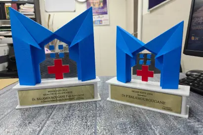Dr. Balamourougane Honoured with Health Icon Award and Delivered Expert Talk at Smart Hospitals Conference