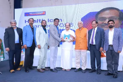 Dr. Balamourougane Honoured with Health Icon Award and Delivered Expert Talk at Smart Hospitals Conference