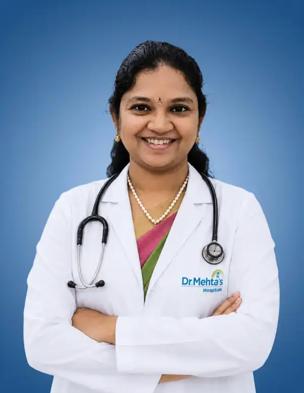 Dr. Punitha M | Plumonology | Dr. Mehta's Hospitals