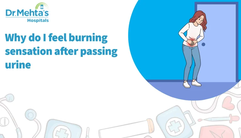 Why do I feel burning sensation after passing urine