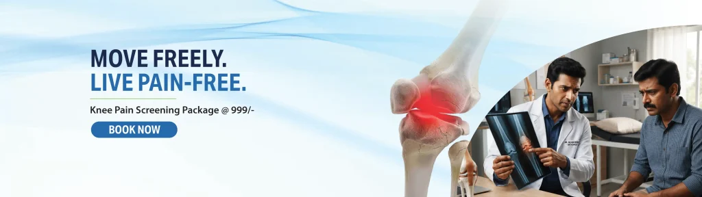 Knee Screening Package banner - August 2026