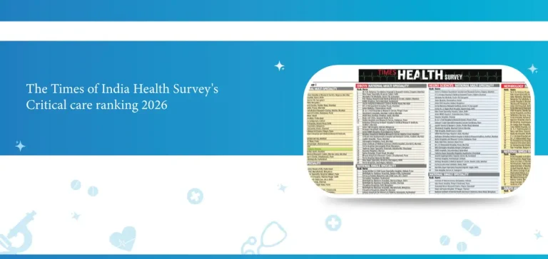 Dr. Mehta's Hospitals recognized among the best hospitals in India in the Outlook & NEB Research Survey 2026 for excellence across multiple specialties.