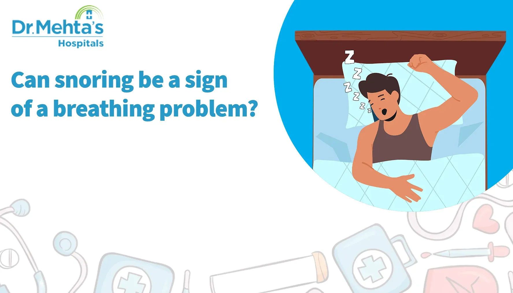 Can snoring be a sign of a breathing problem