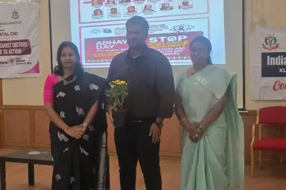 Dr. Anish Davis Delivered Talk on Combating Violence Against Doctors