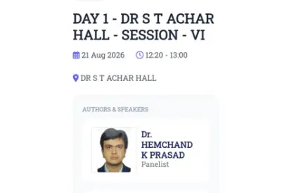 Dr. Hemchand participated as a Panellist at Chennai Pedicon 2026