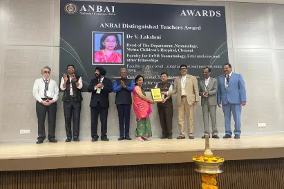 Dr. Lakshmi V to Receive Distinguished Teacher Award from ANBAI