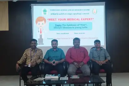 Dr. Saravana Bharathy Delivered Expert Lecture on Lifestyle Diseases in Young India