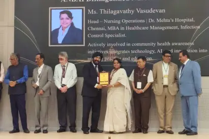 Ms. Thilagavathy Honoured as Distinguished Nurse 2026 by ANBAI