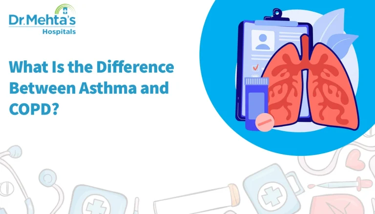 Difference between asthma and COPD